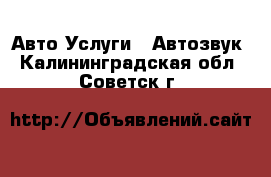 Авто Услуги - Автозвук. Калининградская обл.,Советск г.